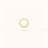 14K Crystal Hinged Ring - Hinged Ring - Lulu Ave Body Jewelery
