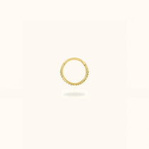14K Crystal Hinged Ring - Hinged Ring - Lulu Ave Body Jewelery