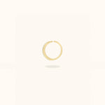 14K Crystal Hoop - Earrings - Lulu Ave Body Jewelery