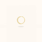 14K Crystal Hoop - Earrings - Lulu Ave Body Jewelery