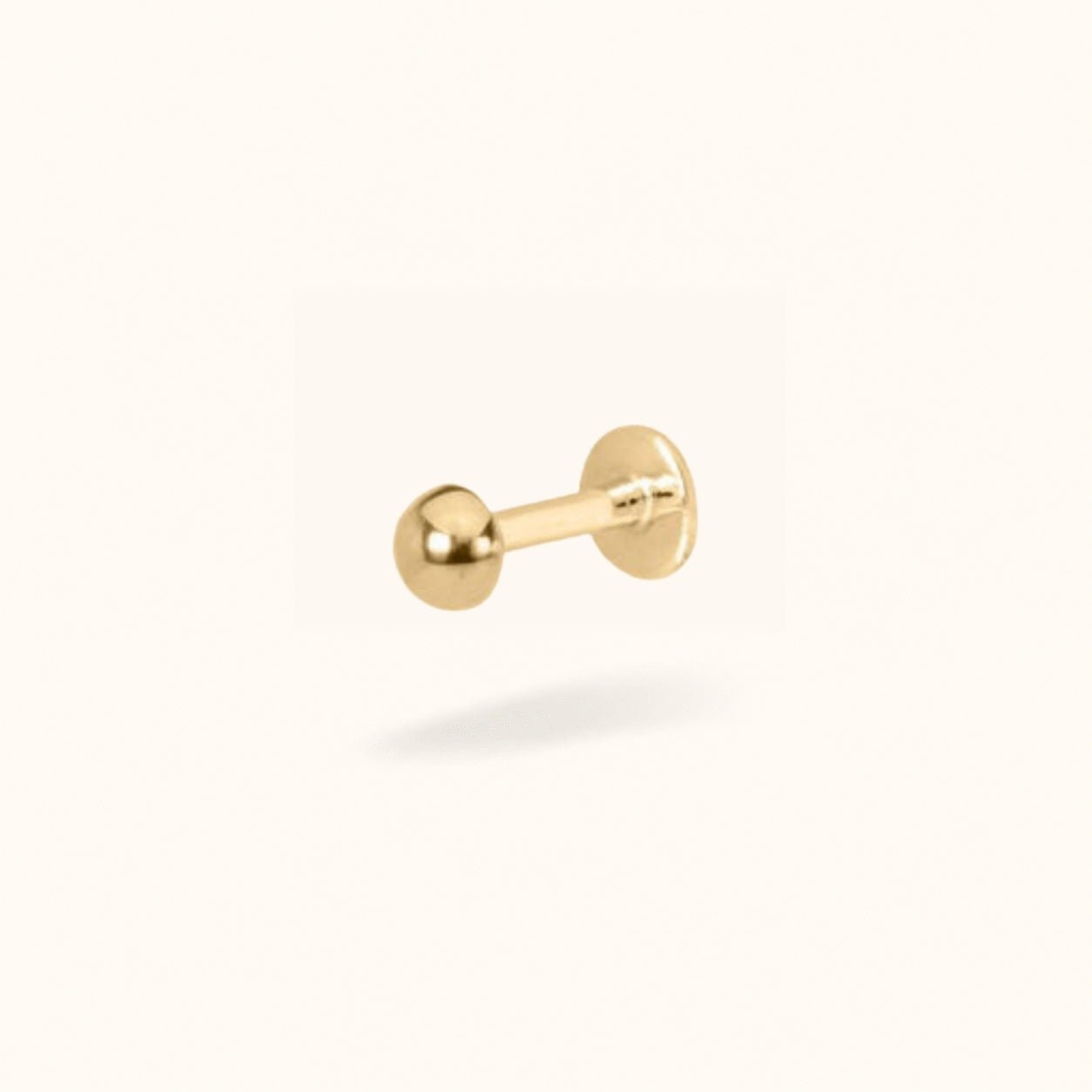 14K Dome - Threadless - Lulu Ave Body Jewelery