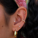 14K Four-Ball - Earrings - Lulu Ave Body Jewelery