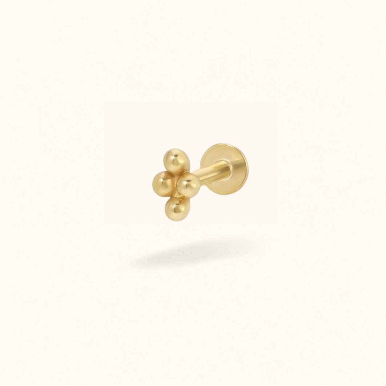 14K Four-Ball - Earrings - Lulu Ave Body Jewelery