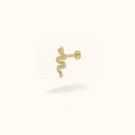 14K Mini Snake - Earrings - Lulu Ave Body Jewelery