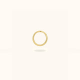 14K Plain Hinged Ring - Hinged Ring - Lulu Ave Body Jewelery