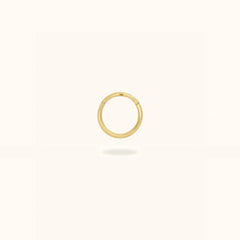 14K Plain Hinged Ring - Hinged Ring - Lulu Ave Body Jewelery