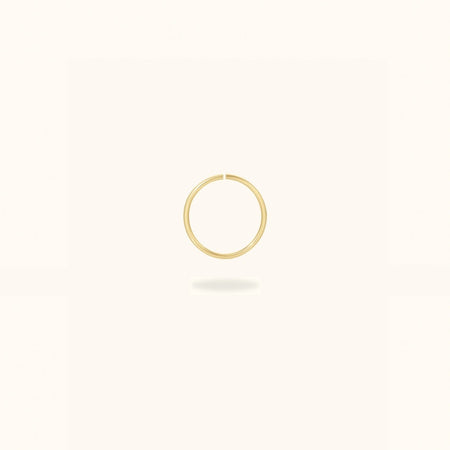 14K Plain Hoop – Lulu Ave