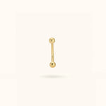 14K Plain Rook Barbell - Lulu Ave Body Jewelery