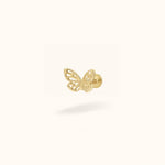 14K Solid Butterfly - Earrings - Lulu Ave Body Jewelery