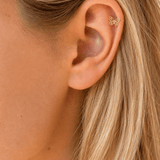 14K Solid Butterfly - Earrings - Lulu Ave Body Jewelery