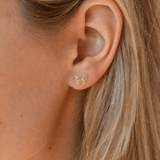 14K Solid Butterfly - Earrings - Lulu Ave Body Jewelery