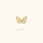 14K Solid Butterfly - Earrings - Lulu Ave Body Jewelery