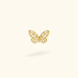 14K Solid Butterfly - Earrings - Lulu Ave Body Jewelery