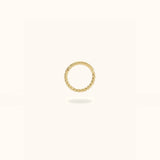 14K Twisted Hinged Ring - Hinged Ring - Lulu Ave Body Jewelery