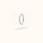 14K White Gold Plain Hinged Ring - Hinged Ring - Lulu Ave Body Jewelery