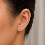 14k Yellow Gold Bezel Bead - Earrings - Lulu Ave Body Jewelery