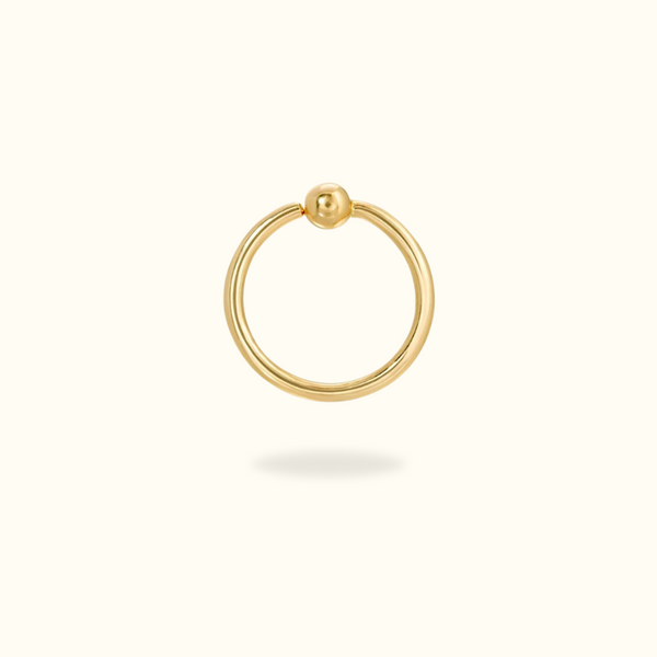 Titanium Tri-Ball Single Earring