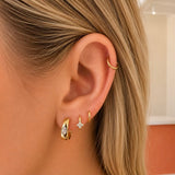 14K Plain Hinged Ring