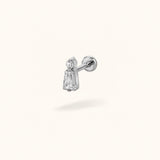Titanium Baguette Stack - Earrings - Lulu Ave Body Jewelry