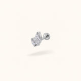 Titanium CZ TI CZ MARQUISE DUO - Earrings - Lulu Ave Body Jewelry