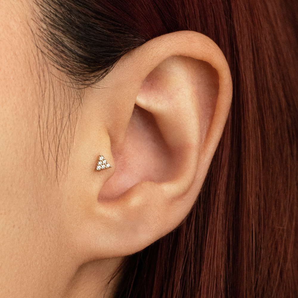 Tragus Jewelery: Trendy tragus stud earrings - Stylish options at Lulu Ave Body Jewelery