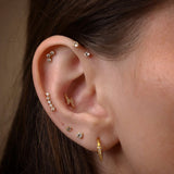 Forward Helix Piercing - earrings - Lulu Ave Body Jewelery