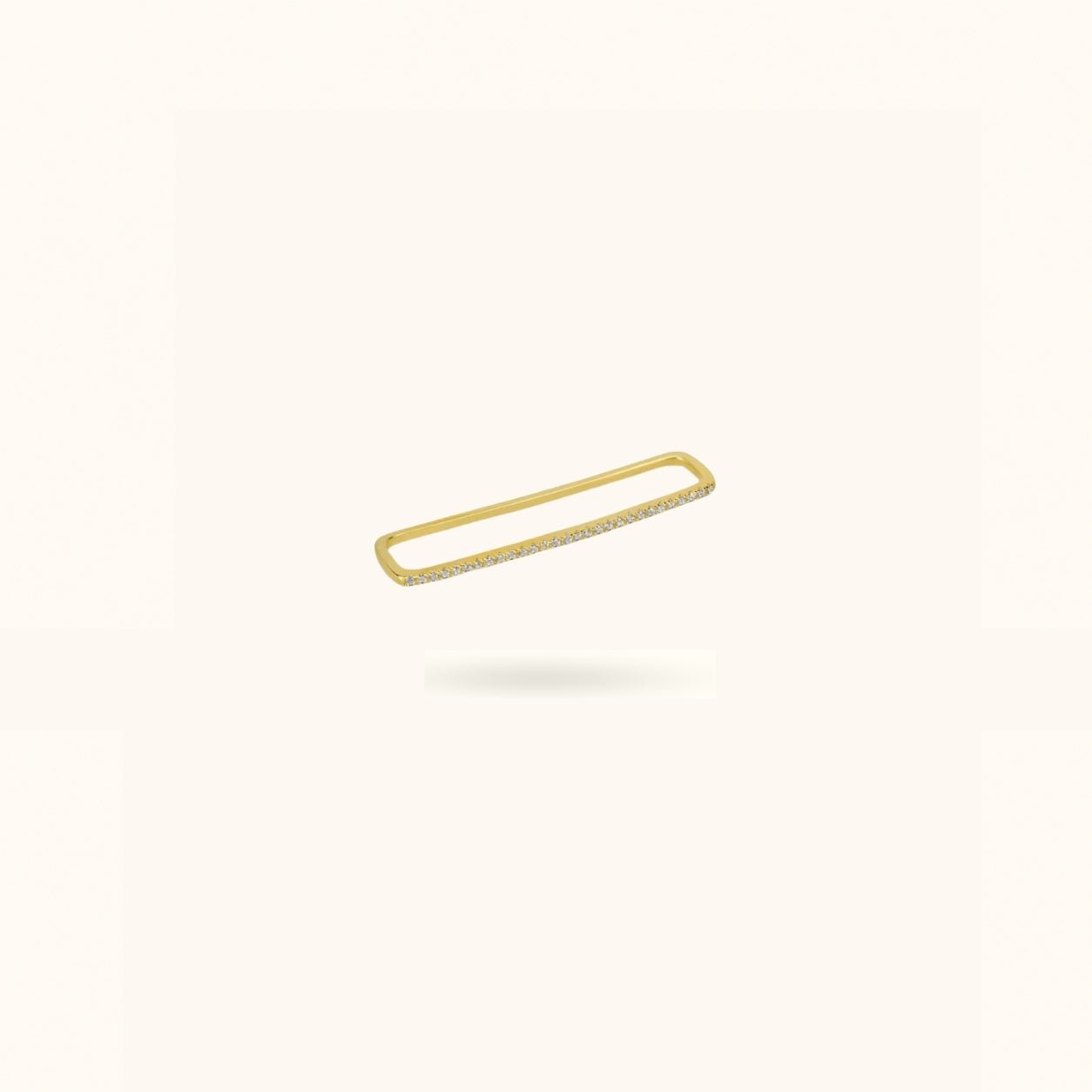 Gold Cuff Bar - Cuff - Lulu Ave Body Jewelery