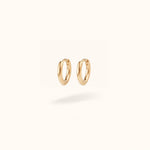 Gold Titanium Plain Huggies - Huggies - Lulu Ave Body Jewelery