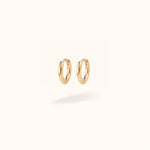 Gold Titanium Plain Huggies - Huggies - Lulu Ave Body Jewelery