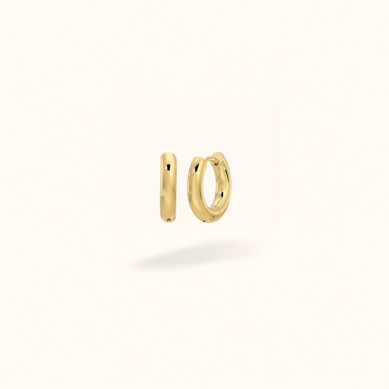 Gold Vermeil Chunky Huggies - Lulu Ave Body Jewelery