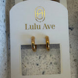 Gold Vermeil Chunky Huggies - Lulu Ave Body Jewelery