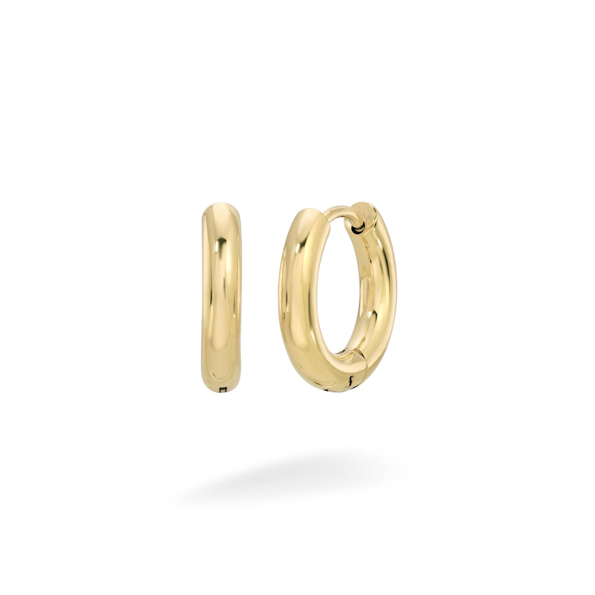 Gold Vermeil Chunky Huggies - Lulu Ave Body Jewelery