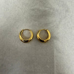 Gold Vermeil Tear Drop Huggies - Lulu Ave Body Jewelery