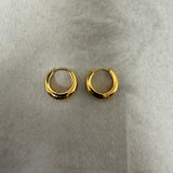 Gold Vermeil Tear Drop Huggies - Lulu Ave Body Jewelery