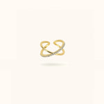Infinity Open Ring - Rings - Lulu Ave Body Jewelery