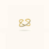 Infinity Open Ring - Rings - Lulu Ave Body Jewelery