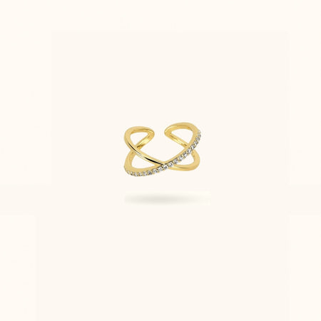 Gold Vermeil Open Infinity Ring – Lulu Ave