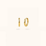 Plain Surgical Steel Huggies (Gold) - Lulu Ave Body Jewelery