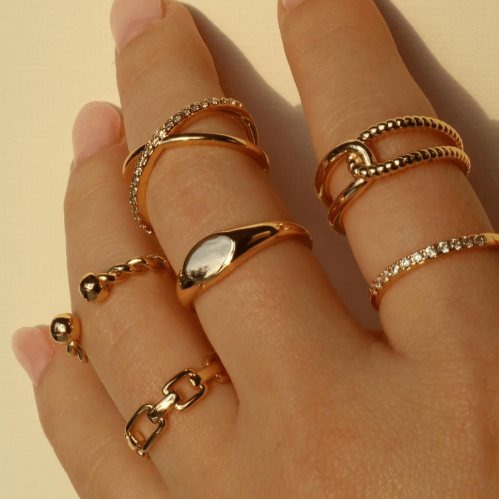 Open Signet Ring Gold Vermeil Open Signet Ring – Lulu Ave