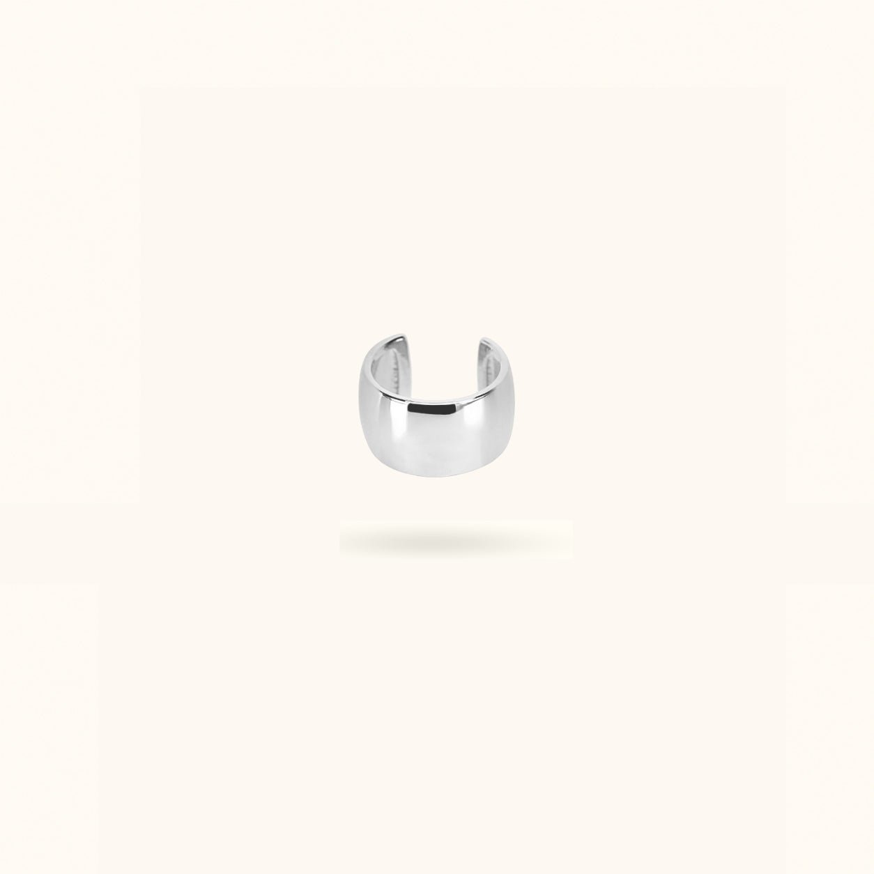 Silver Bold Plain Cuff - Cuff - Lulu Ave Body Jewelery