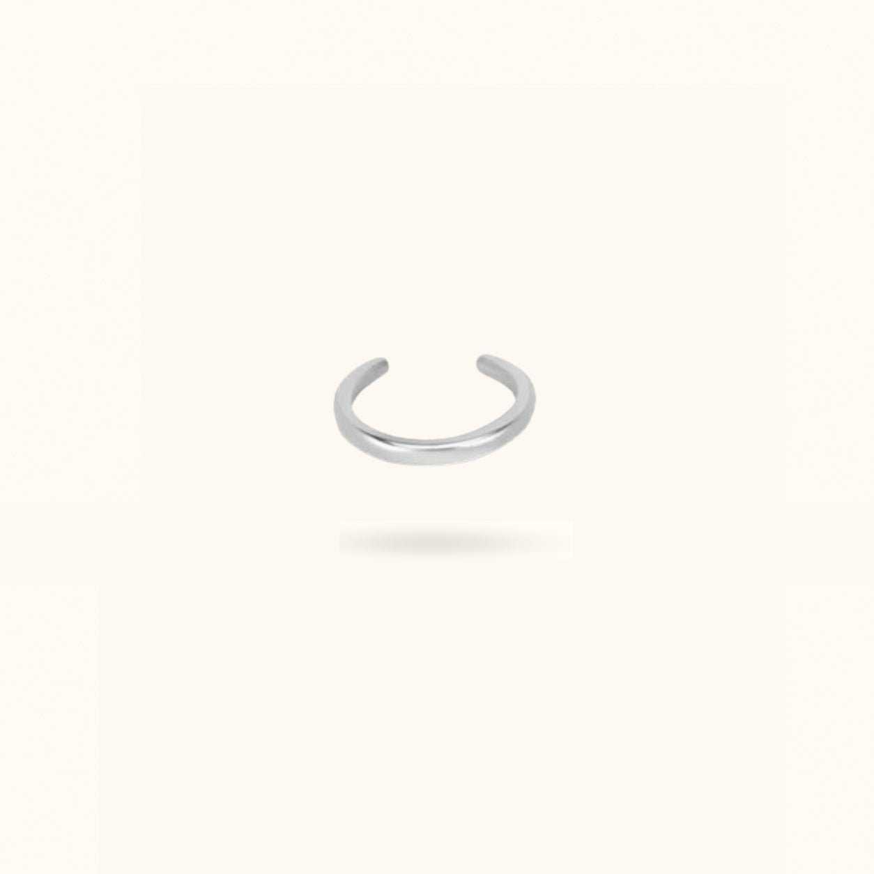 Silver Plain Cuff - Cuff - Lulu Ave Body Jewelery
