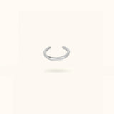 Silver Plain Cuff - Cuff - Lulu Ave Body Jewelery