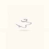 Silver Stud with Cuff Chain - Cuff - Lulu Ave Body Jewelery