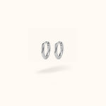 Silver Titanium Plain Huggies - Huggies - Lulu Ave Body Jewelery