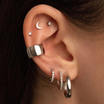 Small Crystal Huggies - Huggies - Lulu Ave Body Jewelery