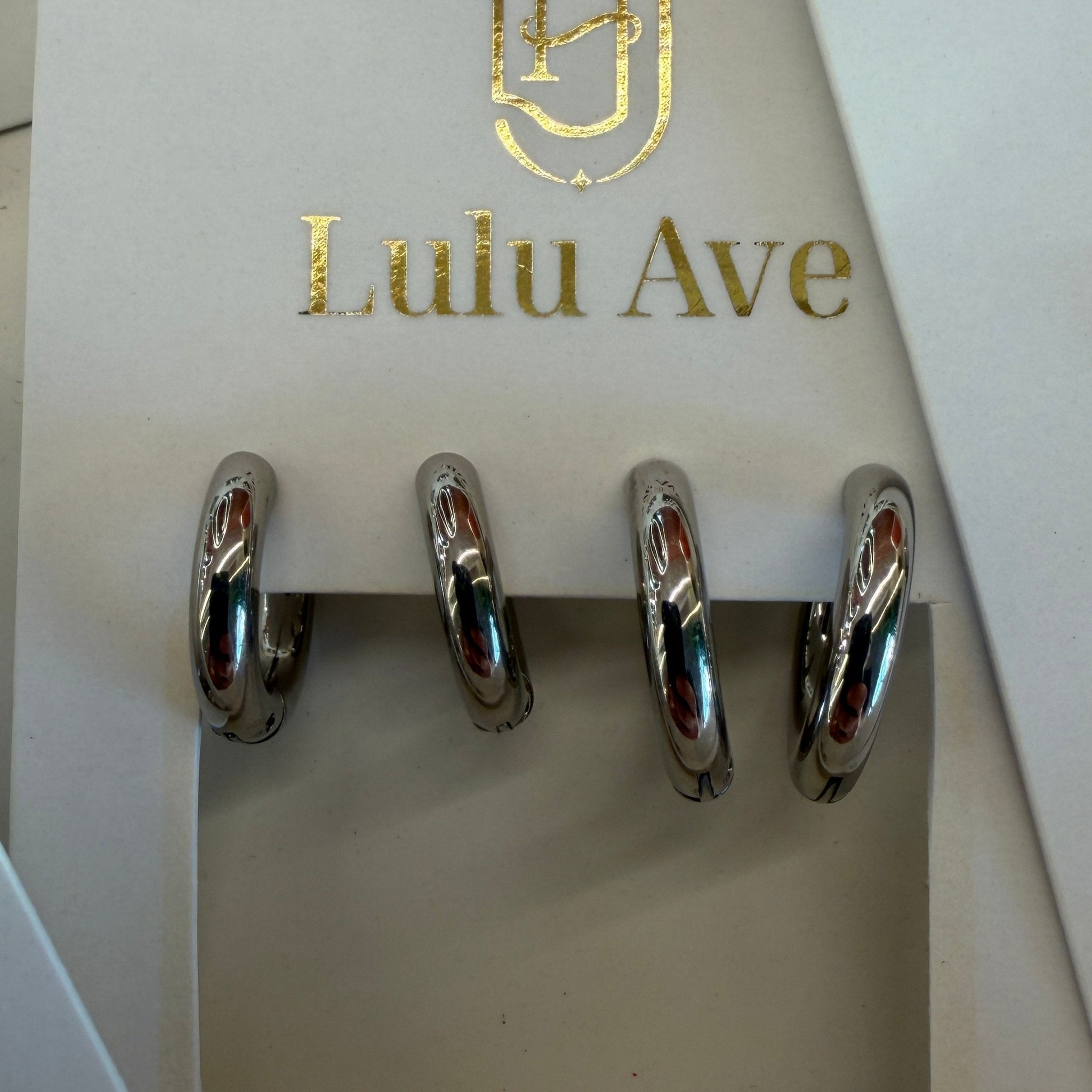 Surgical Steel Chunky Huggies - Lulu Ave Body Jewelery