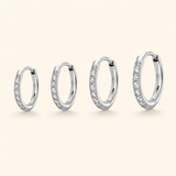 Surgical Steel Crystal Huggies - Lulu Ave Body Jewelery