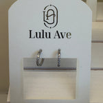 Surgical Steel Crystal Huggies - Lulu Ave Body Jewelery