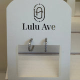 Surgical Steel Crystal Huggies - Lulu Ave Body Jewelery
