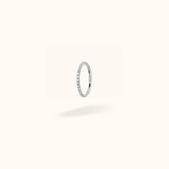 Titanium 16G Crystal Hinged Ring - Hinged Ring - Lulu Ave Body Jewelery